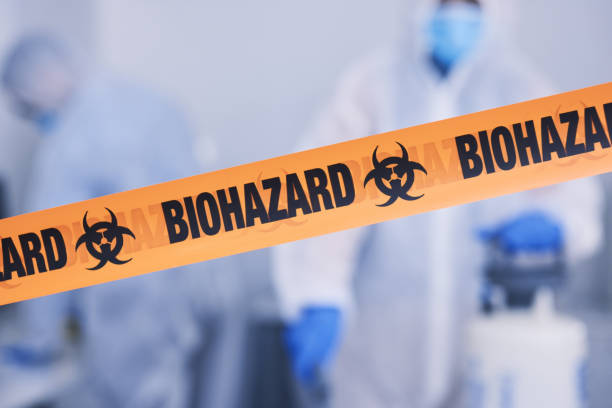 Professional Biohazard Cleanup technician working in Santa Ynez, CA